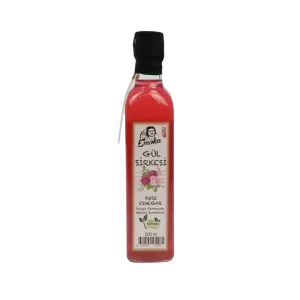 Doğal Fermante Gül Sirkesi 500ml   Cam Şişe