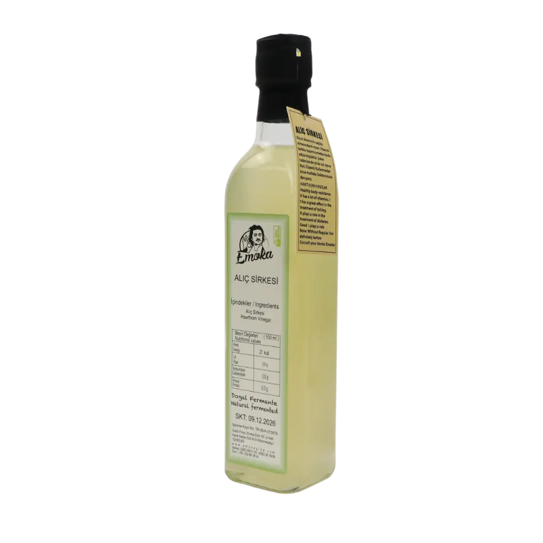 DOğal Alıç Sirkesi Cam Şişe 500ml - Görsel 2