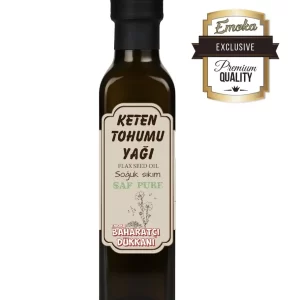 Keten Tohumu Yağı 250 ml ( soğuk sıkım taze)